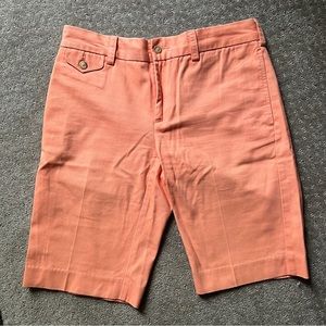 Ralph Lauren Sport Polo Coral Sherbert Orange Cotton Bermuda Shorts Pants 4